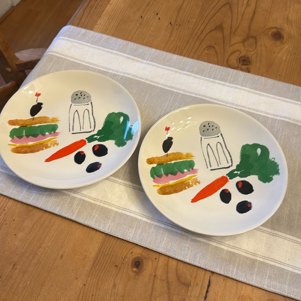Kate Spade Lenox Accent Plates, set of 2
“All In Good Taste”